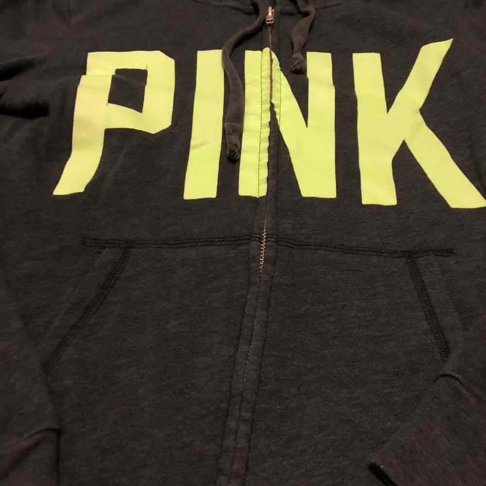 PINK zip up hoodie